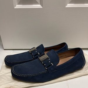 Salvatore Ferragamo Blue Loafers M11